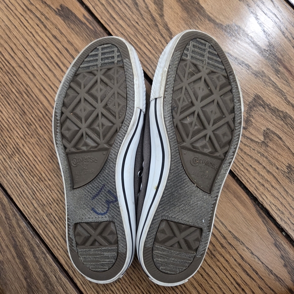 Converse Sneakers Low Top Chuck Taylor All Star Gray Shoes Women's Size 8 - Picture 8 of 8